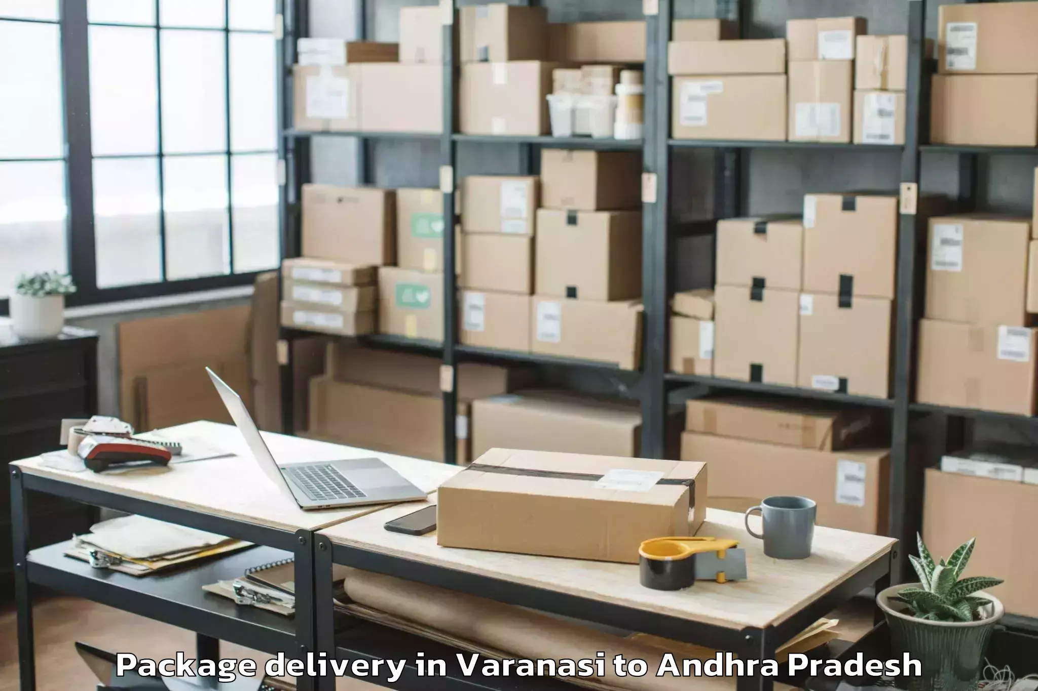 Quality Varanasi to Yogi Vemana University Kadapa Package Delivery